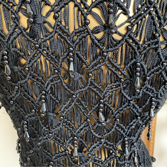 Andrea Jovine Beaded Knit Vest - Picture 3 of 7